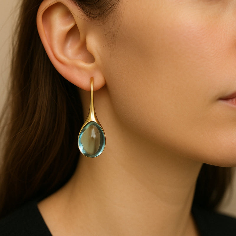 Crystal Teardrop Earrings for Women